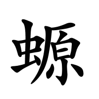 螈的筆畫(huà)