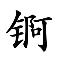 錒的筆畫